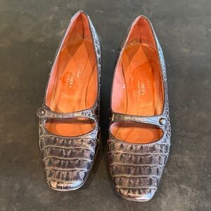 Donald Pliner size 7 1/2 espresso Mary Jane heels vintage
